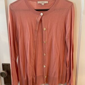 LOFT Pink Knit Sweater